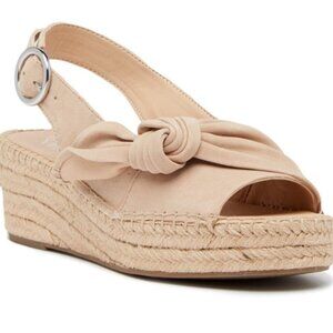 Franco Sarto Suede Slingback Espradrilles – Size 7 - New